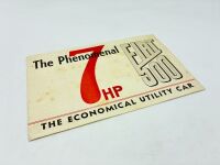FIAT: A group of three Sales Brochures for the 500 Topolino and 508 models [Location: Sydney] - 6
