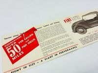 FIAT: A group of three Sales Brochures for the 500 Topolino and 508 models [Location: Sydney] - 7
