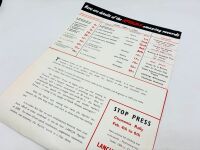 LANCIA: A pair of Sales Brochures for the Aprilia [Location: Sydney] - 9