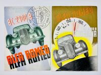 ALFA ROMEO: A pair of Sales Brochures for the 6C 2300B and the 8C 2900B [Location: Sydney]