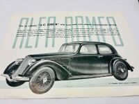 ALFA ROMEO: A pair of Sales Brochures for the 6C 2300B [Location: Sydney] - 3