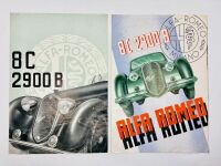 ALFA ROMEO: A pair of Sales Brochures for the 8C 2900B [Location: Sydney]