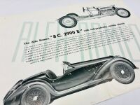 ALFA ROMEO: A pair of Sales Brochures for the 8C 2900B [Location: Sydney] - 3