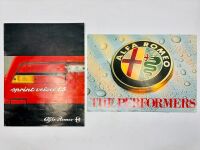 ALFA ROMEO: A pair of Sales Brochures for the Alfasud Sprint and 'The Performers' featuring various models from the 1980s [Location: Sydney]