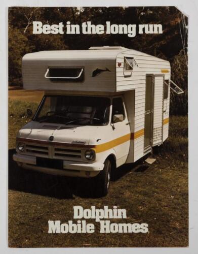BEDFORD: A Dolphin Mobile Homes double-sided sales brochure
