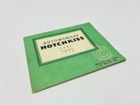 PRE-WAR: A group of three Sales Brochures featuring models from Bianchi, Amilcar and Hotchkiss [Location: Sydney] - 9