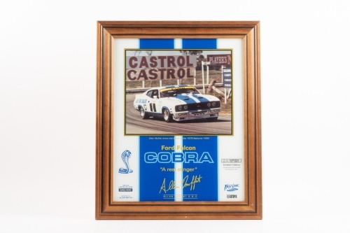 50A · ALLAN MOFFAT COBRA MIRROR: An extremely rare Allan Moffat mirror, depicting the number #1 Ford XC Falcon Cobra from the 1978 Bathurst 1000, special limited edition release number 242/400