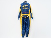 BAR HONDA: A BAR Honda racing suit, dated 2005, in 555 Tobacco blue & gold livery, made by Alpinestars, label marked 'Driver 23 54 LO - Team BAR Honda F1' - 5