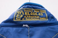 BAR HONDA: A BAR Honda racing suit, dated 2005, in 555 Tobacco blue & gold livery, made by Alpinestars, label marked 'Driver 23 54 LO - Team BAR Honda F1' - 7