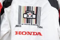 BAR HONDA: Two circa mid 2000s BAR Honda jackets, one marked 'JB03 (Jenson Button) TS04 (Takuma Sato)', both in team colours of white, black & red, both size large - 6