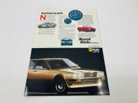 MASERATI: A colour fold-out Sales Brochure for the Australian Biturbo model range [Location: Sydney] - 2