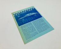 LANCIA: A fold-out brochure for the Flavia Sport Zagato [Location: Sydney]