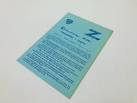 LANCIA: A fold-out brochure for the Flavia Sport Zagato [Location: Sydney] - 2