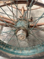 SIDECAR: A Goulding sidecar frame with wheel and mudguard believed to be a Dusting sidecar guard - 5