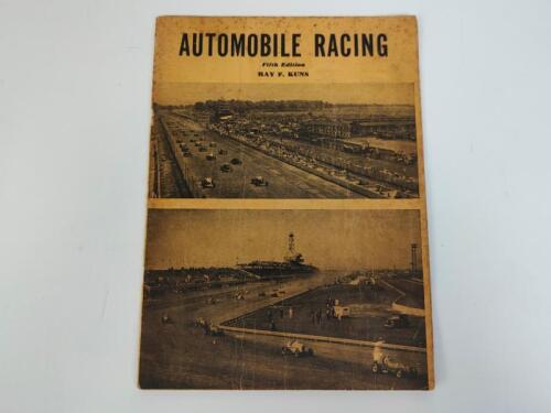 AUTOMOBILE RACING: An original early edition of 'AUTOMOBILE RACING'