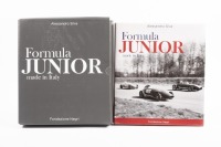 FORMULA JUNIOR: 'Formula Junior - Made in Italy' by Alessandro Silva, hardcover book in outer protective box, published 2021 [Location: Melbourne]