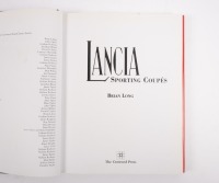 LANCIA: 'Lancia - Sporting Coupes' by Brian Long, hardcover book, published 2003 [Location: Melbourne] - 2