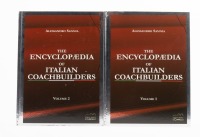 ITALIAN COACHBUILDERS: A two volume set - 'THE ENCYCLOPEDIA OF ITALIAN COACHBUILDING' - by Alessandro Sannia, both volumes published 2017 by Societa Editrice Il Cammello [Location: Melbourne] - 3
