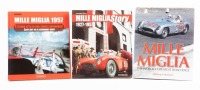 MILLE MIGLIA: Three hardcover books relating to the Italian Mille Miglia race event [Location: Melbourne]