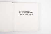 PININFARINA: 'Pininfarina Cinquantanni', published by Pininfarina 1980, hardcover book in slipcase [Location: Melbourne] - 2