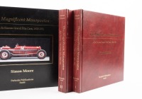 ALFA ROMEO: 'The Magnificent Monopostos - Alfa Romeo Grand Prix Cars, 1923-1951' by Simon Moore, two volume hardcover book set presented in illustrated slipcase [Location: Melbourne] - 2