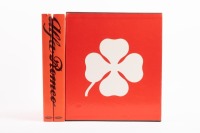 ALFA ROMEO: 'Alfa Romeo - Catalogue Raisonne' 1910-1982' by Sergio Puttini, two volume hardcover book set in slipcase, published 1982 [Location: Melbourne]