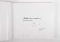 ALFA ROMEO: 'Alfa Romeo Argentina', by Christian Bertschi & Estanislao Lacona, signed by one of the co-authors, hardcover book, published 2005, in Spanish & English text [Location: Melbourne] - 2