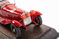 ALFA ROMEO: A 1:23 scale model by Togi of the Alfa Romeo 6C 1750 Gran Sport MM, presented fixed on base with nameplate & perspex case, in original fitted box [Location: Melbourne] - 2