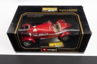 ALFA ROMEO: A 1:18 scale Bburago Alfa Romeo 8C 2300 Monza (1931), within box [Location: Melbourne]