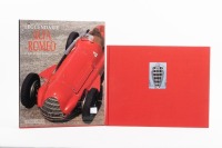 ALFA ROMEO: 'Leggendarie - Alfa Romeo Da Collezione' by Luciano Greggio, hardcover book in illustrated slipcase, published 1992 [Location: Melbourne]
