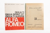 ALFA ROMEO: Two softcover instructional operating books relating to Alfa Romeo [Location: Melbourne]