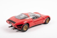ALFA ROMEO: A highly detailed Autoart 1:18 scale 1967 Alfa Romeo 33 Stradale Prototype model in red paintwork, with opening features [Location: Melbourne] - 2