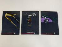 LAMBORGHINI: Three Lamborghini Annuals from years 1990, 1991, and 1993