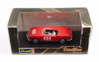 ALFA ROMEO: A Revell Detailcars 1:43 scale 1958 Alfa Romeo Giulietta as driven at the Mille Miglia 1000 in red paintwork in original box [Location: Melbourne]