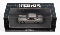ALFA ROMEO: A Matrix Scale Models 1:43 scale 1962 Alfa Romeo 2000 S coupe in silver, limited edition, numbered 102 of 408 in original box [Location Melbourne]
