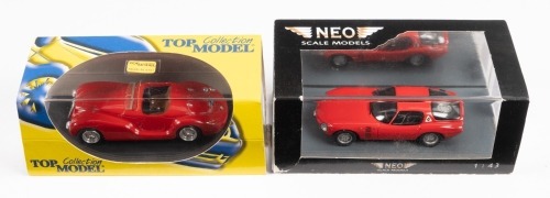 ALFA ROMEO: Two Alfa Romeo 1:43 scale models in original boxes [Location: Melbourne]