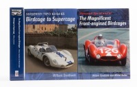 MASERATI: 'Maserati Tipo 63 . 64 . 65 - Birdcage to Supercage' & 'The Magnificent Front-Engined Birdcages', by Willem Ooshoek, two volume hardcover book set in illustrated slipcase, published 2009 [Location: Melbourne]