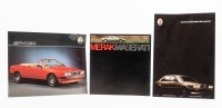 MASERATI: Three Maserati sales brochures [Location: Melbourne]