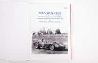 MASERATI:: 'Maserati 450S - The Fastest Sports Racing Car of the 50s - A Complete Racing History from 1956-1962' by Michel Bolle & Willem Oosthoek, large format hardcover book, published 2005 [Location: Melbourne] - 2
