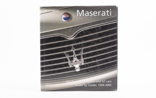MASERATI: 'Maserati - The Grand Prix, Sports and GT Cars Model by Model, 1926-2003' by Maurizio Tabucchi, hardcover book, published 2003 [Location: Melbourne]