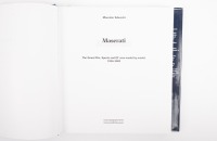 MASERATI: 'Maserati - The Grand Prix, Sports and GT Cars Model by Model, 1926-2003' by Maurizio Tabucchi, hardcover book, published 2003 [Location: Melbourne] - 2