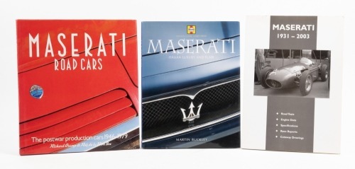MASERATI: Three books relating to Maserati [Location: Melbourne]