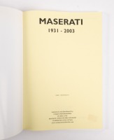 MASERATI: Three books relating to Maserati [Location: Melbourne] - 2
