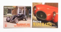 MASERATI: Two hardcover books relating to racing Maseratis [Location: Melbourne]