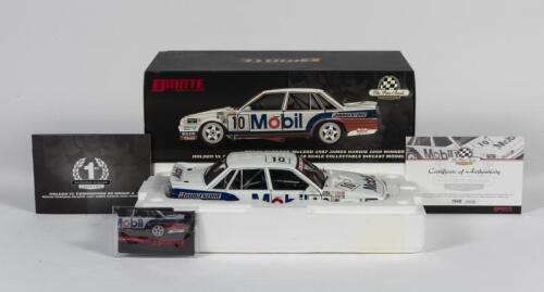 HOLDEN: A Biante 1:18 scale Holden VL Commodore SS Group A as driven to victory by Brock/Parsons/McLeod in the 1987 James Hardie 1000. L.E 1848/5000