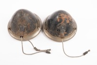 FIAT: A pair of circa 1920s or 1930s Fiat headlamps, made by Carello-Torino, with clear branded lenses, lens width 18cm [Location: Melbourne] - 3