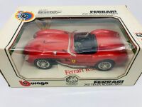 FERRARI 250 TESTA ROSSA: A 1:18 scale model die-cast by Burago, in original packaging [Location: Sydney] - 2