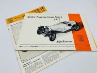 ALFA ROMEO: A 1:8 scale metal kit of the 1932 8c 2300 Spider Touring Gran Sport by Pocher, in original packaging [Location: Sydney] - 4