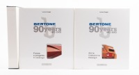 BERTONE: 'Bertone -90 Years 1912-2002' by Lucciano Greggio, two volume hardcover book set in slipcase, published 2002 [Location: Melbourne]