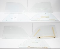 WINDOW GLASS: A group of Maserati front door window glasses, both left & right, possibly to suit 3500GT or 5000GT [Location: Melbourne]